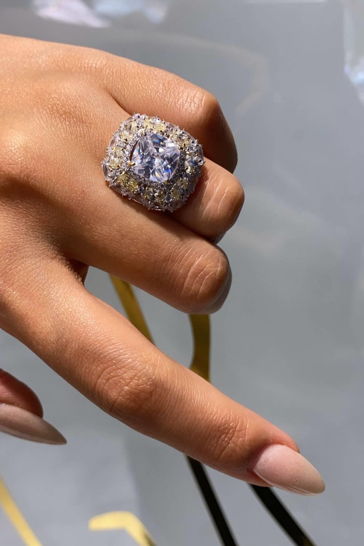 İthal Qare Sitrin Yüzük