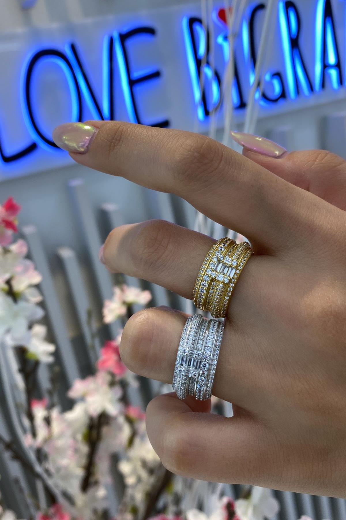 İthal Sefeny Baguette Yüzük