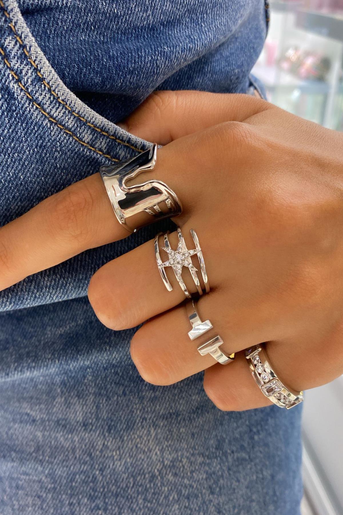 İthal Taşsız T Yüzük