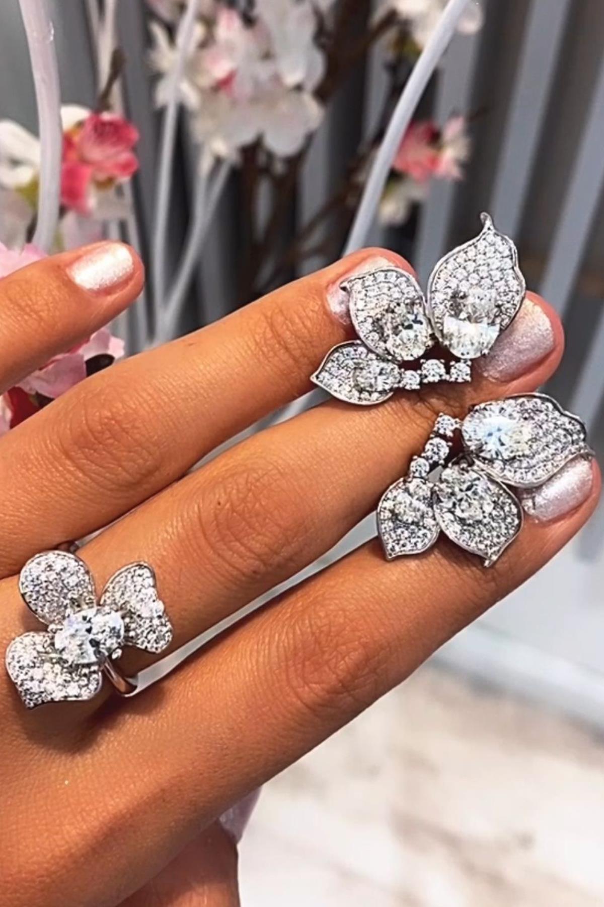 İthal Tries Flories Yüzük