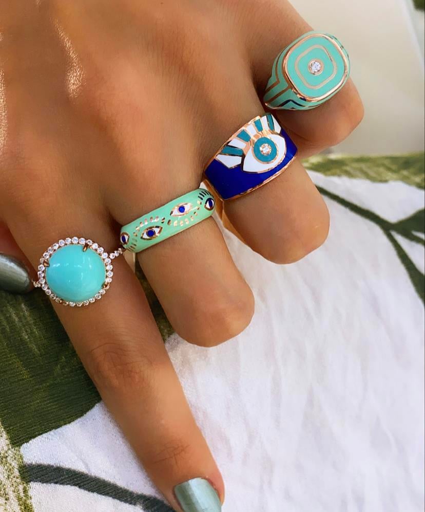 Mineli Six Occhio Yüzük