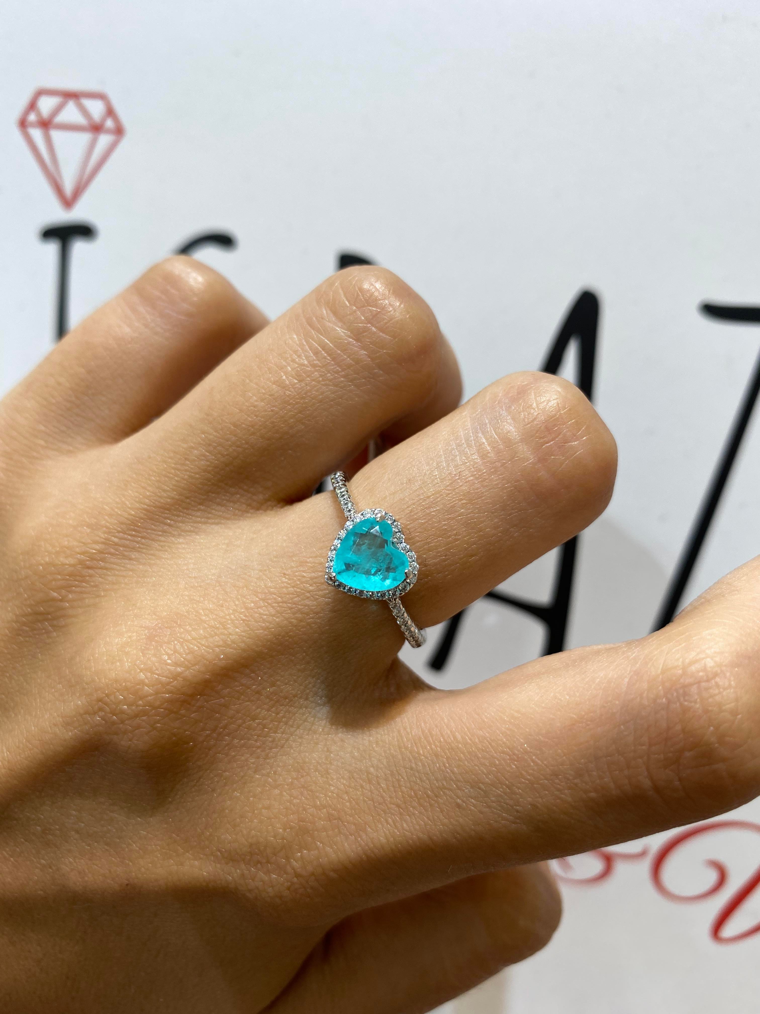 Paraiba Kalp Yüzük