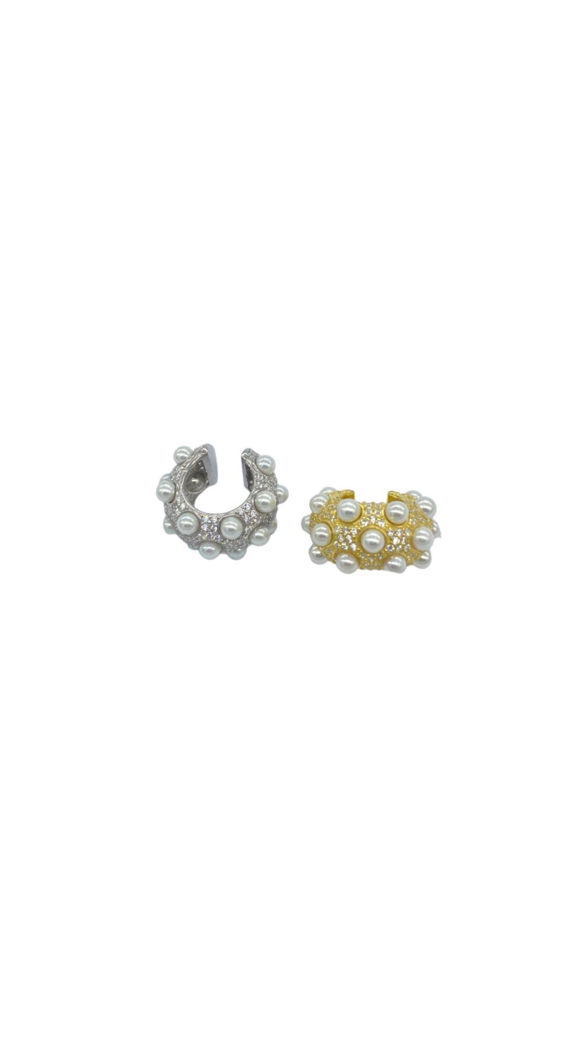 Pearl Halka Tombik Earcuff