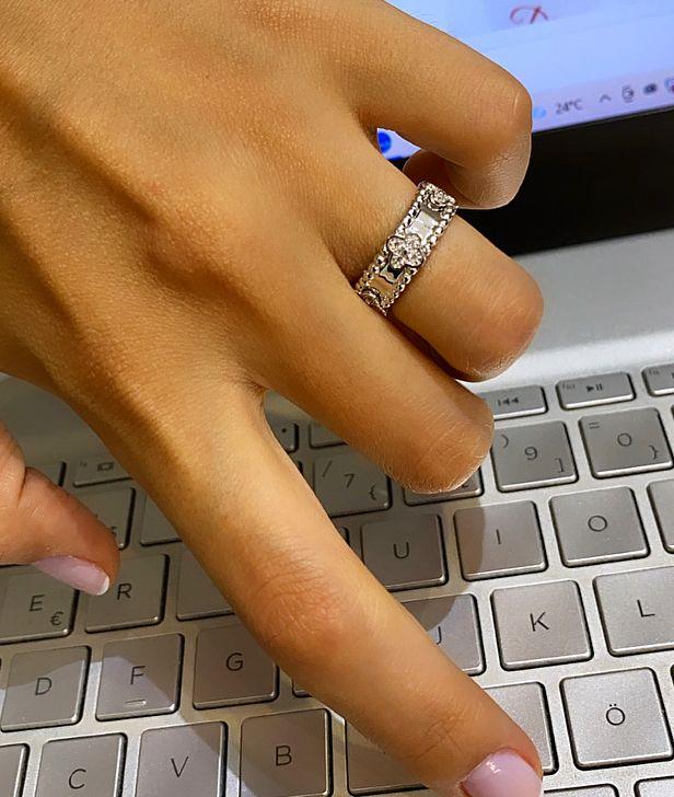 Yonca İnce Tamtur Yüzük