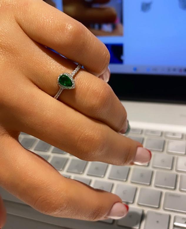 Zümrüt Damla Yüzük