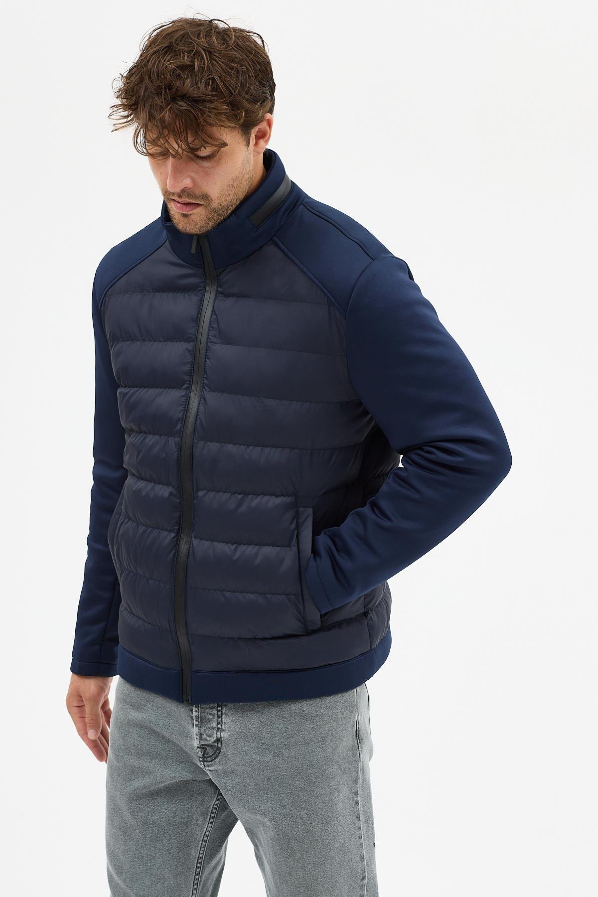 5604 Şişme Mont- Lacivert