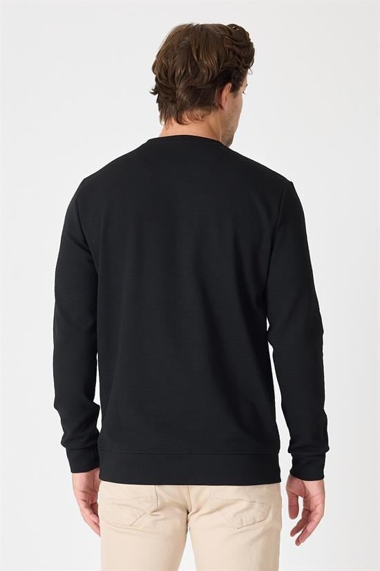 Bisiklet Yaka Regular Fit Sweatshirt