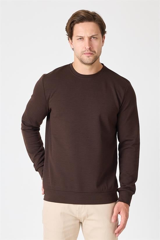 Bisiklet Yaka Regular Fit Sweatshirt