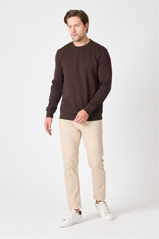 Bisiklet Yaka Regular Fit Sweatshirt