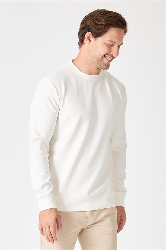 Bisiklet Yaka Regular Fit Sweatshirt