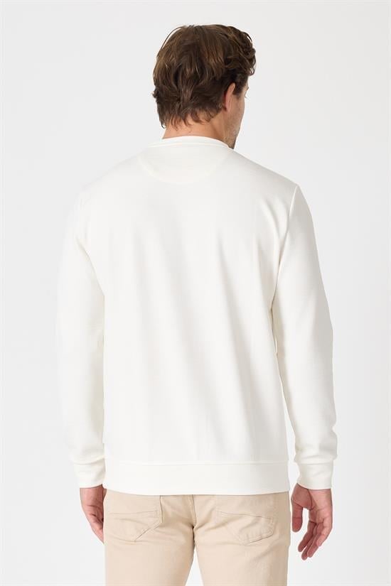 Bisiklet Yaka Regular Fit Sweatshirt