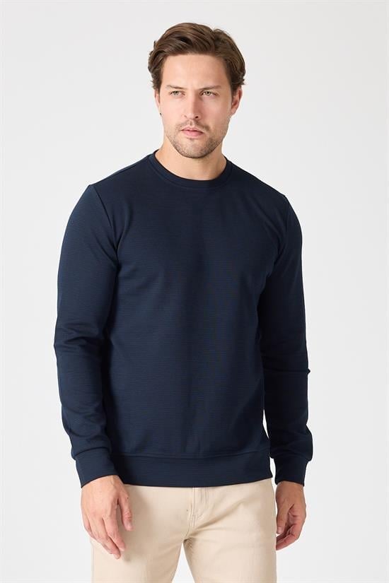 Bisiklet Yaka Regular Fit Sweatshirt