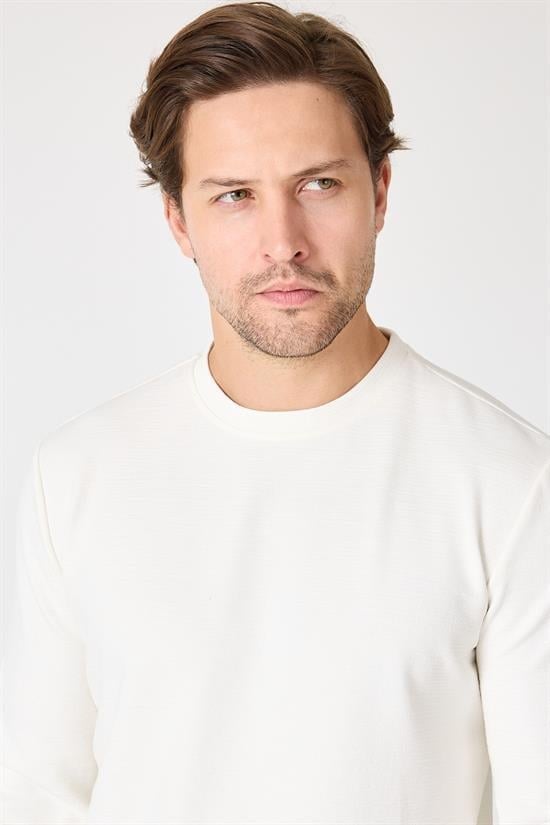 Bisiklet Yaka Regular Fit Sweatshirt