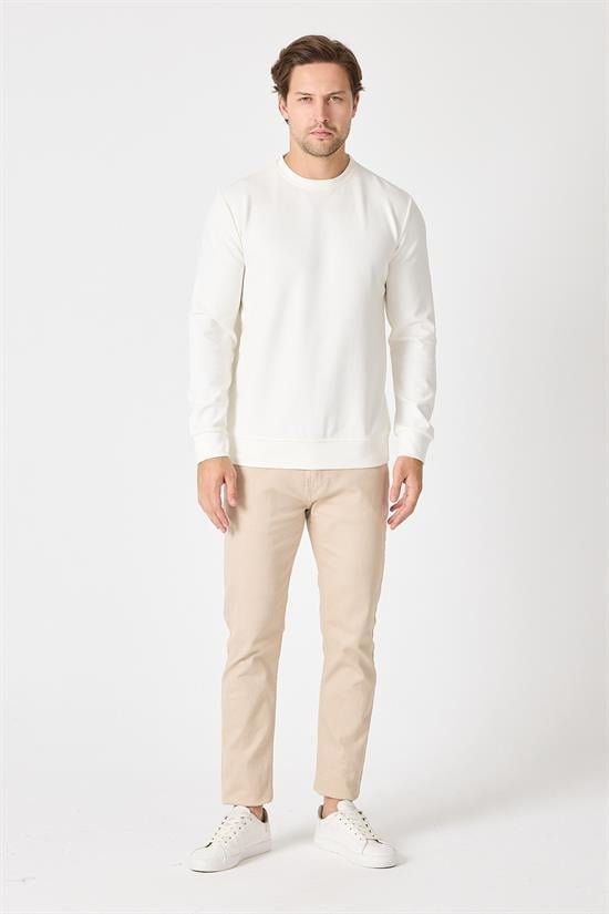 Bisiklet Yaka Regular Fit Sweatshirt