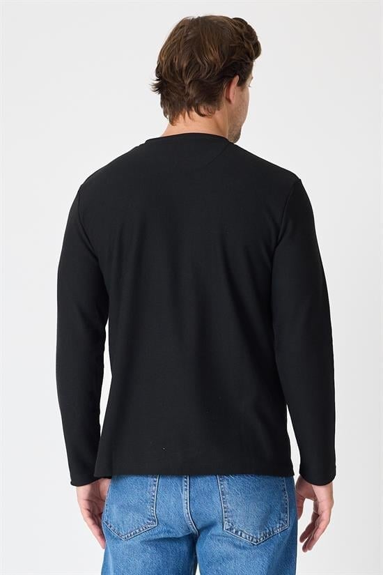 Bisiklet Yaka Relaxed Fit Sweatshirt