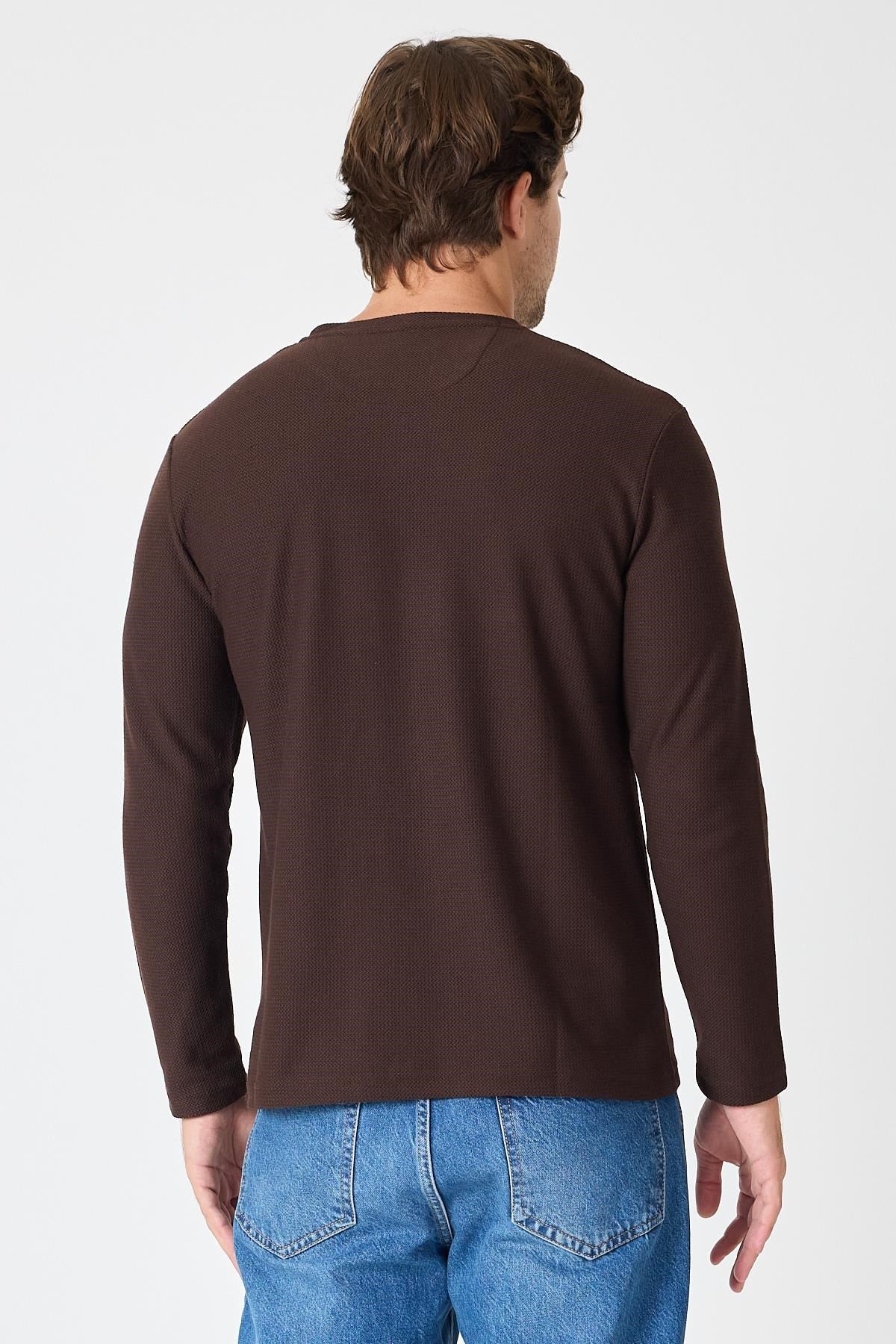 Bisiklet Yaka Relaxed Fit Sweatshirt