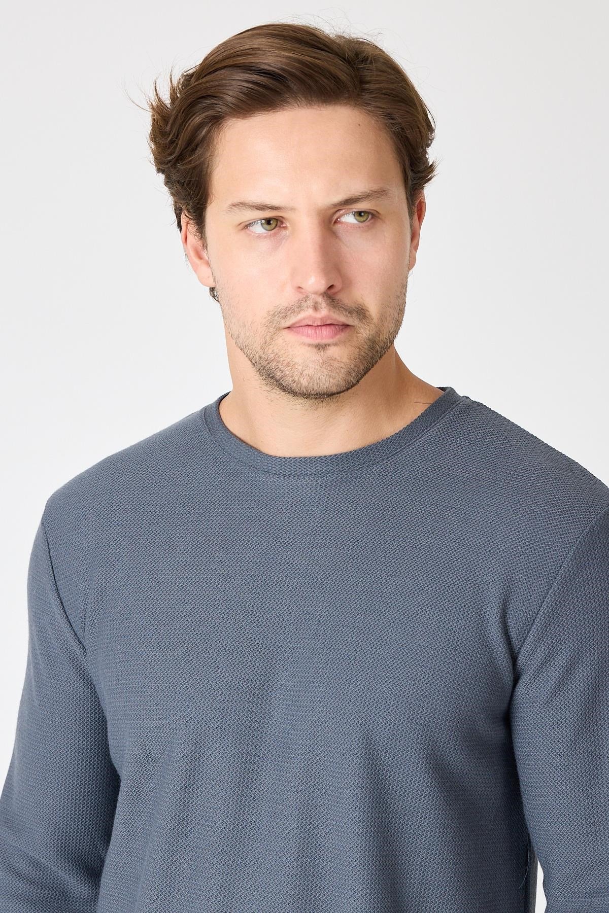 Bisiklet Yaka Relaxed Fit Sweatshirt