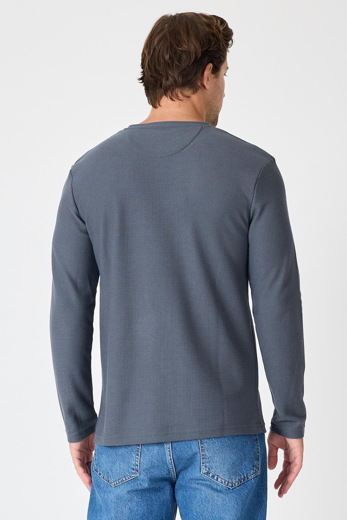 Bisiklet Yaka Relaxed Fit Sweatshirt