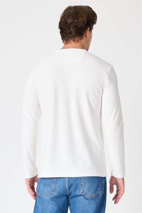 Bisiklet Yaka Relaxed Fit Sweatshirt