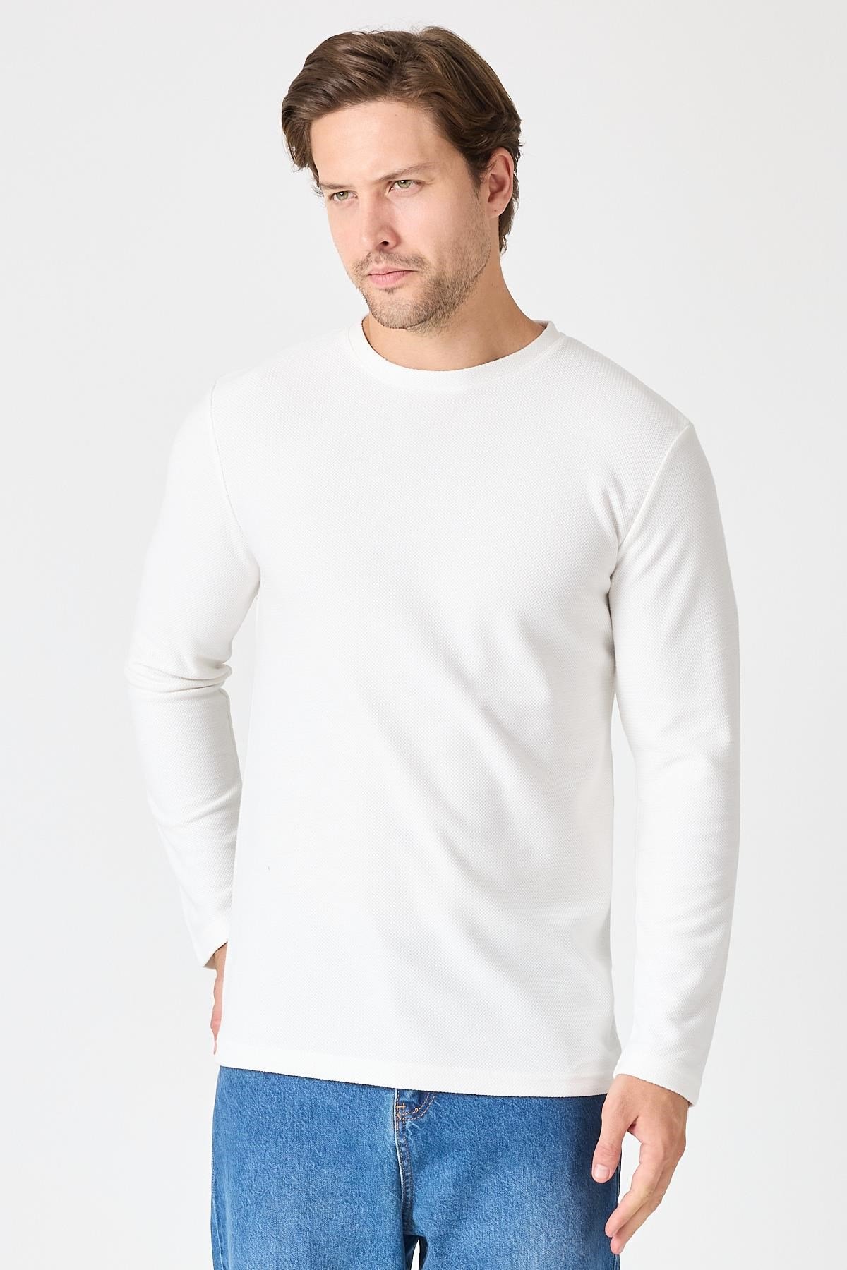 Bisiklet Yaka Relaxed Fit Sweatshirt