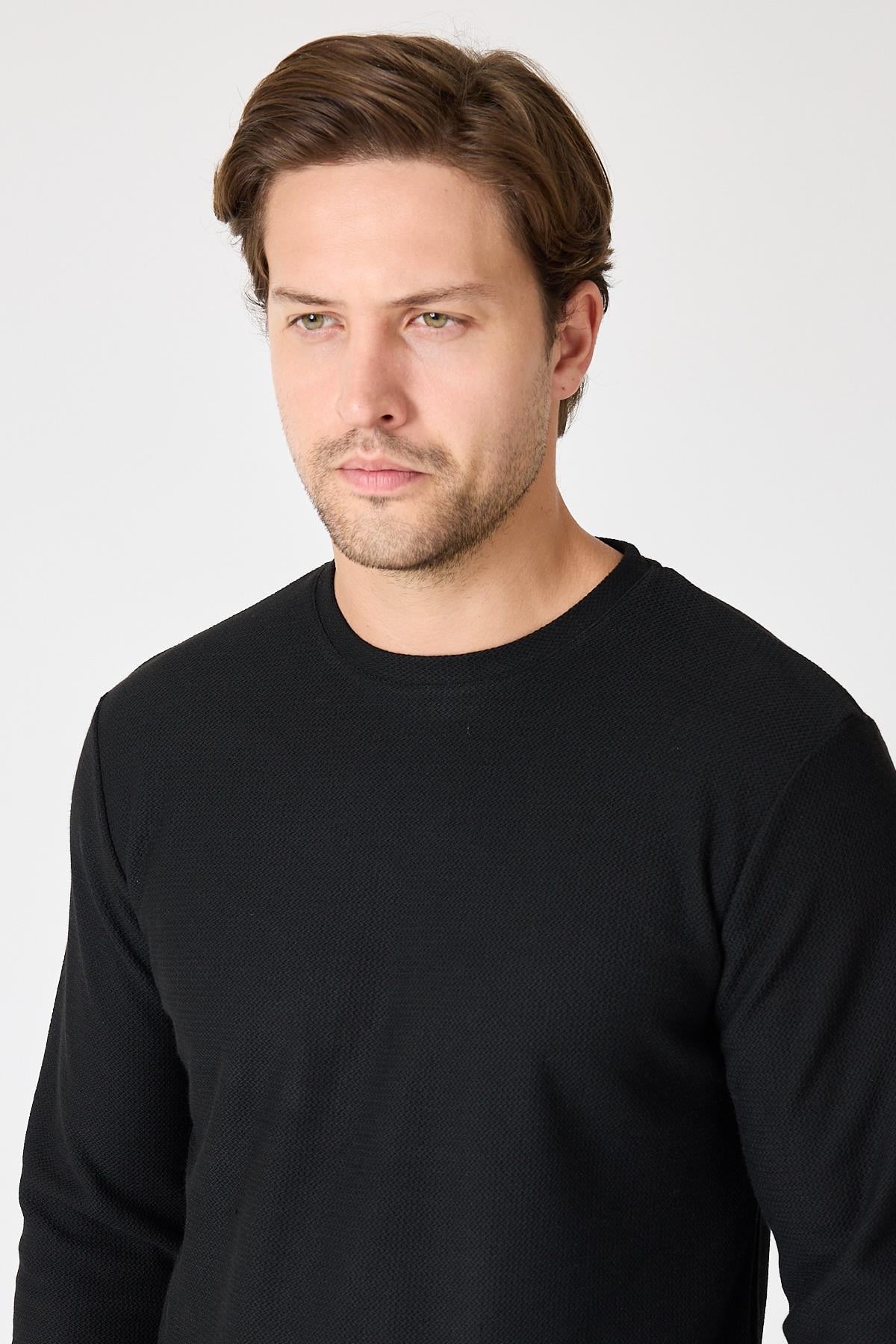 Bisiklet Yaka Relaxed Fit Sweatshirt