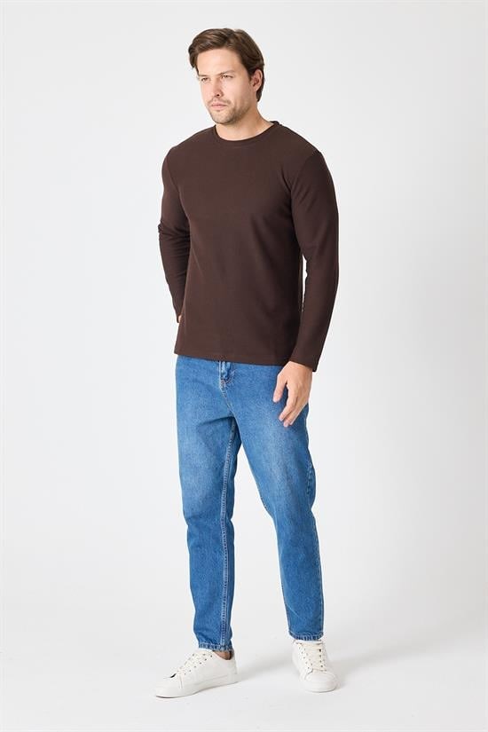 Bisiklet Yaka Relaxed Fit Sweatshirt