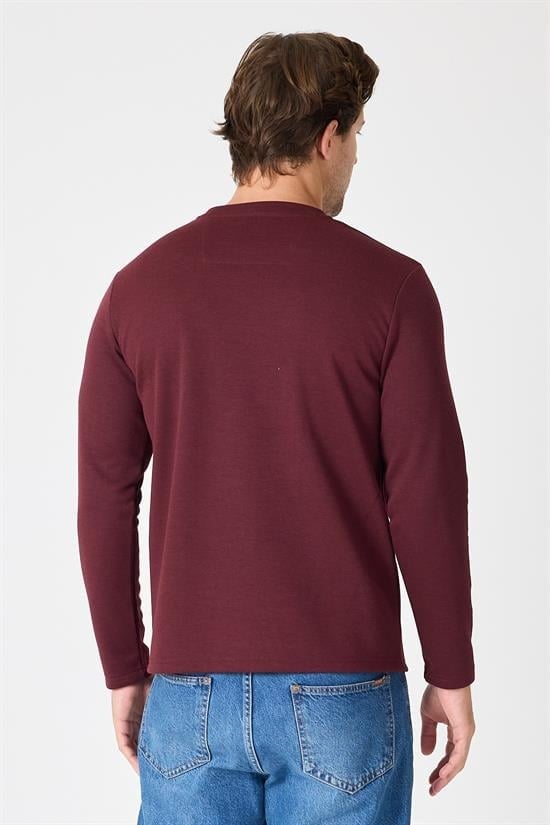 Bisiklet Yaka Slim Fit Sweatshirt