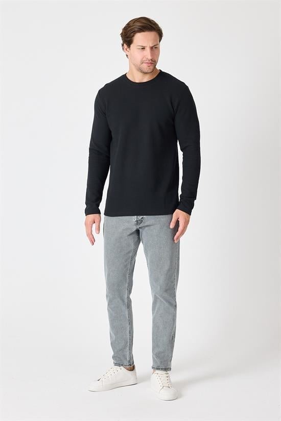 Bisiklet Yaka Sweatshirt