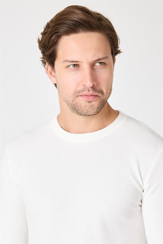 Bisiklet Yaka Sweatshirt