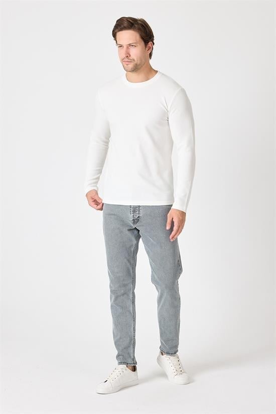 Bisiklet Yaka Sweatshirt