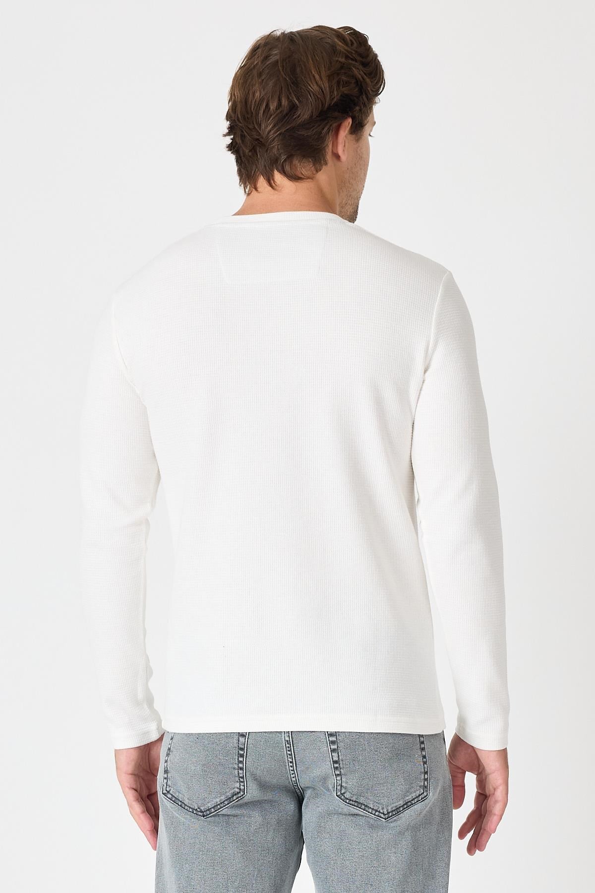 Bisiklet Yaka Sweatshirt