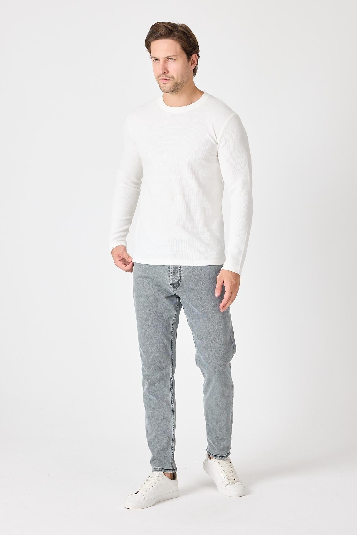 Bisiklet Yaka Sweatshirt
