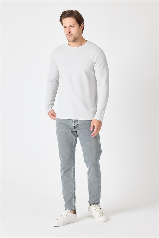 Bisiklet Yaka Sweatshirt