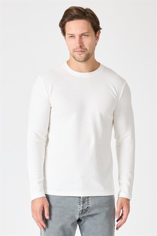 Bisiklet Yaka Sweatshirt
