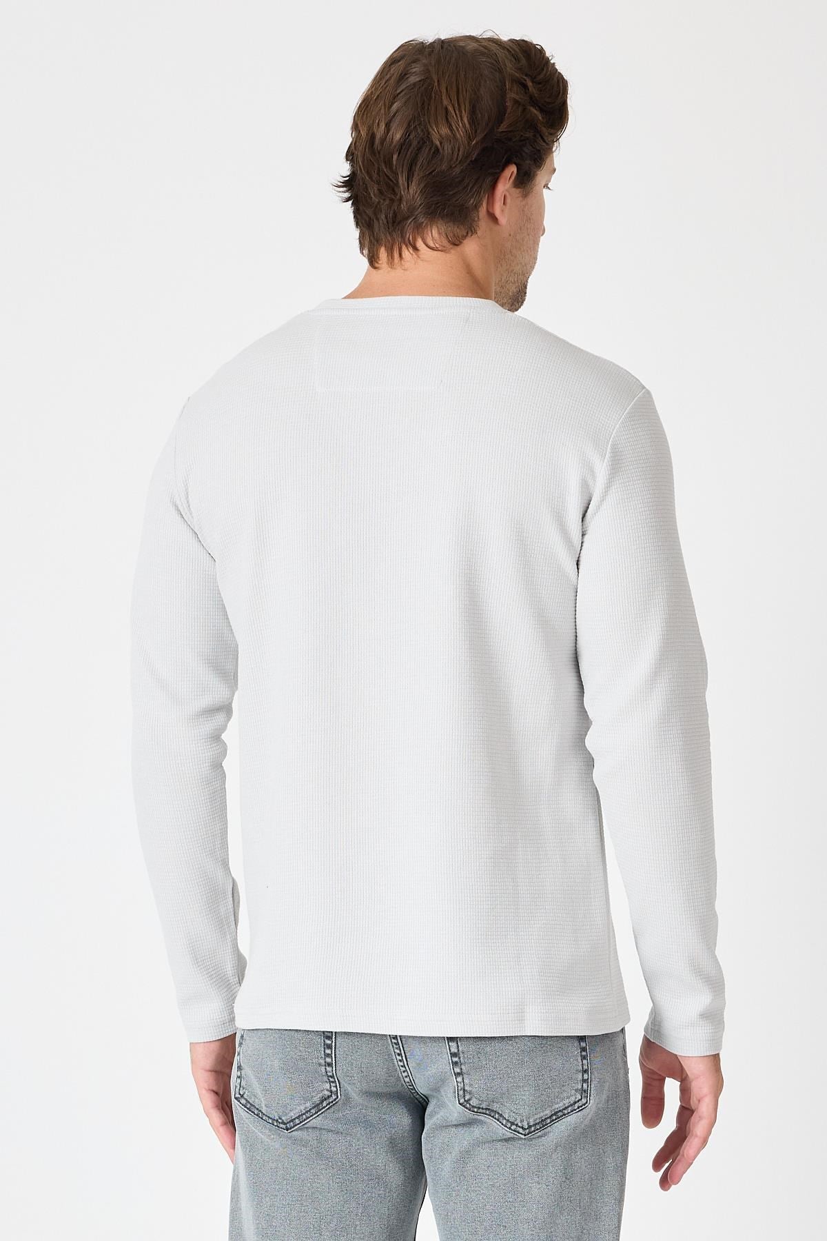 Bisiklet Yaka Sweatshirt