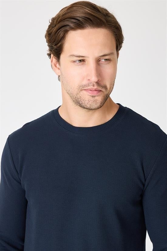Bisiklet Yaka Sweatshirt
