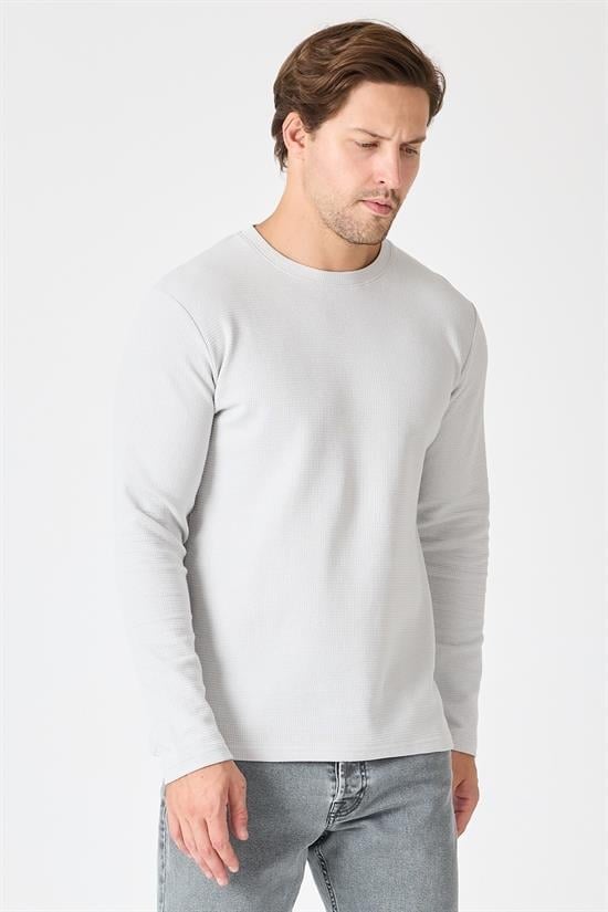 Bisiklet Yaka Sweatshirt