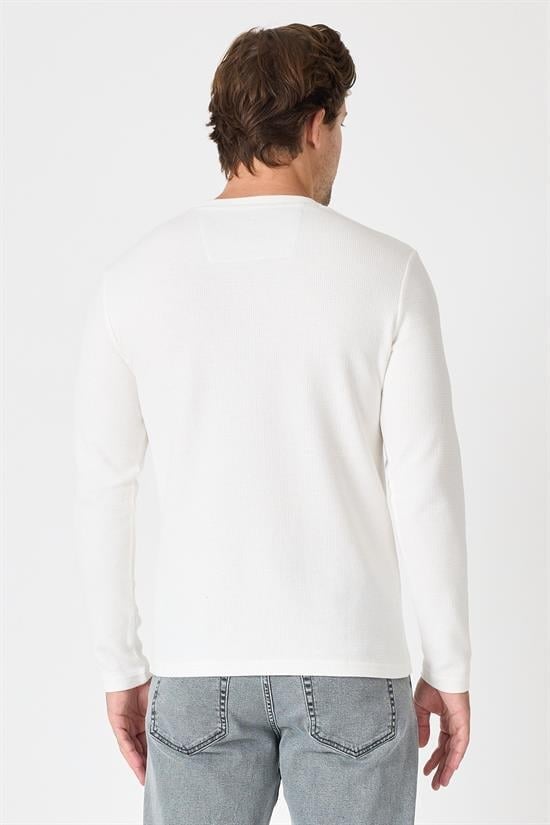Bisiklet Yaka Sweatshirt
