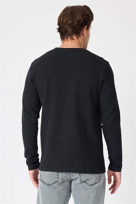 Bisiklet Yaka Sweatshirt