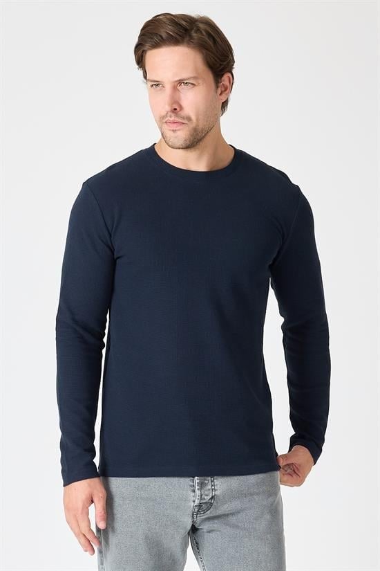 Bisiklet Yaka Sweatshirt