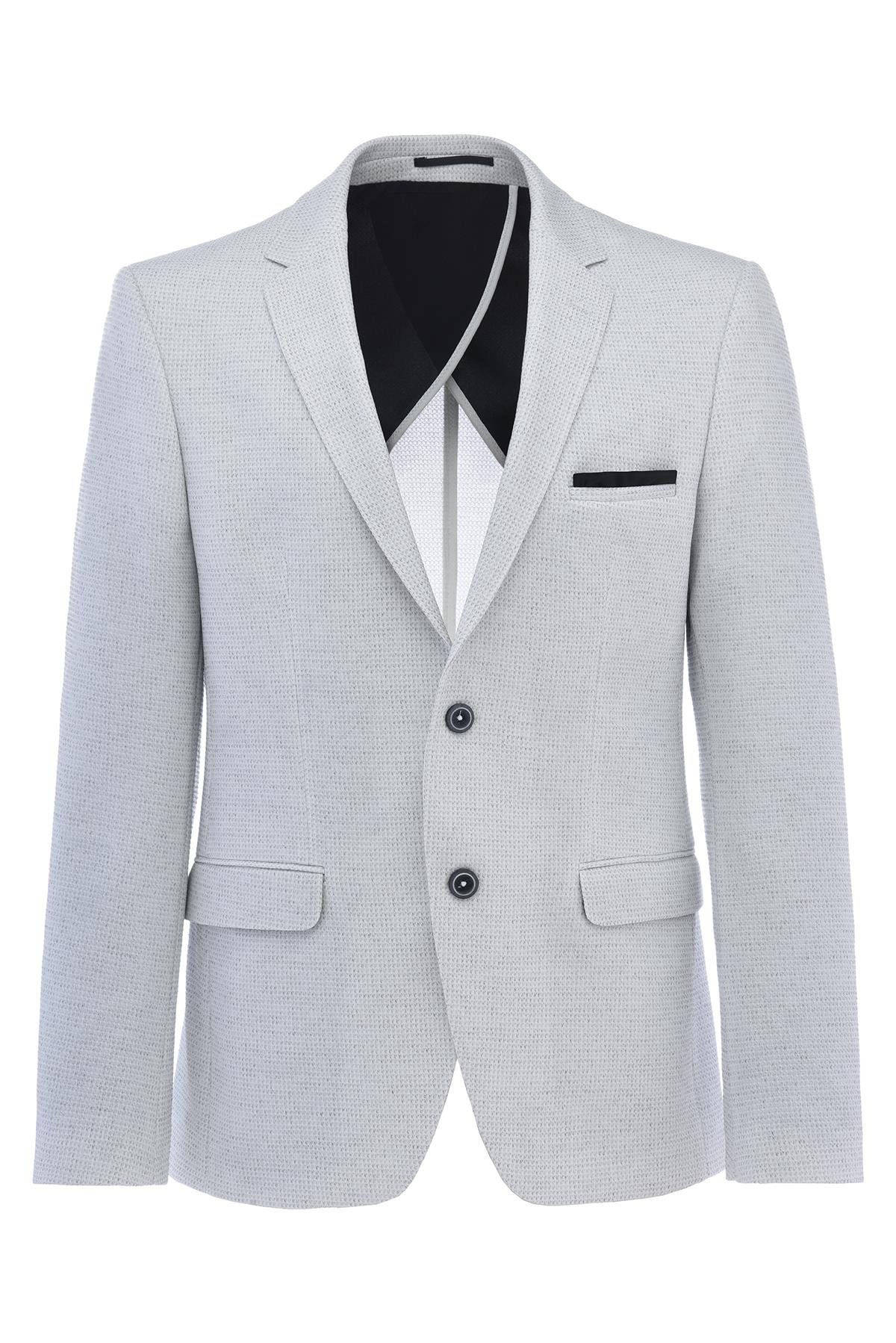 CK2017-14 Blazer  Ceket - Gri