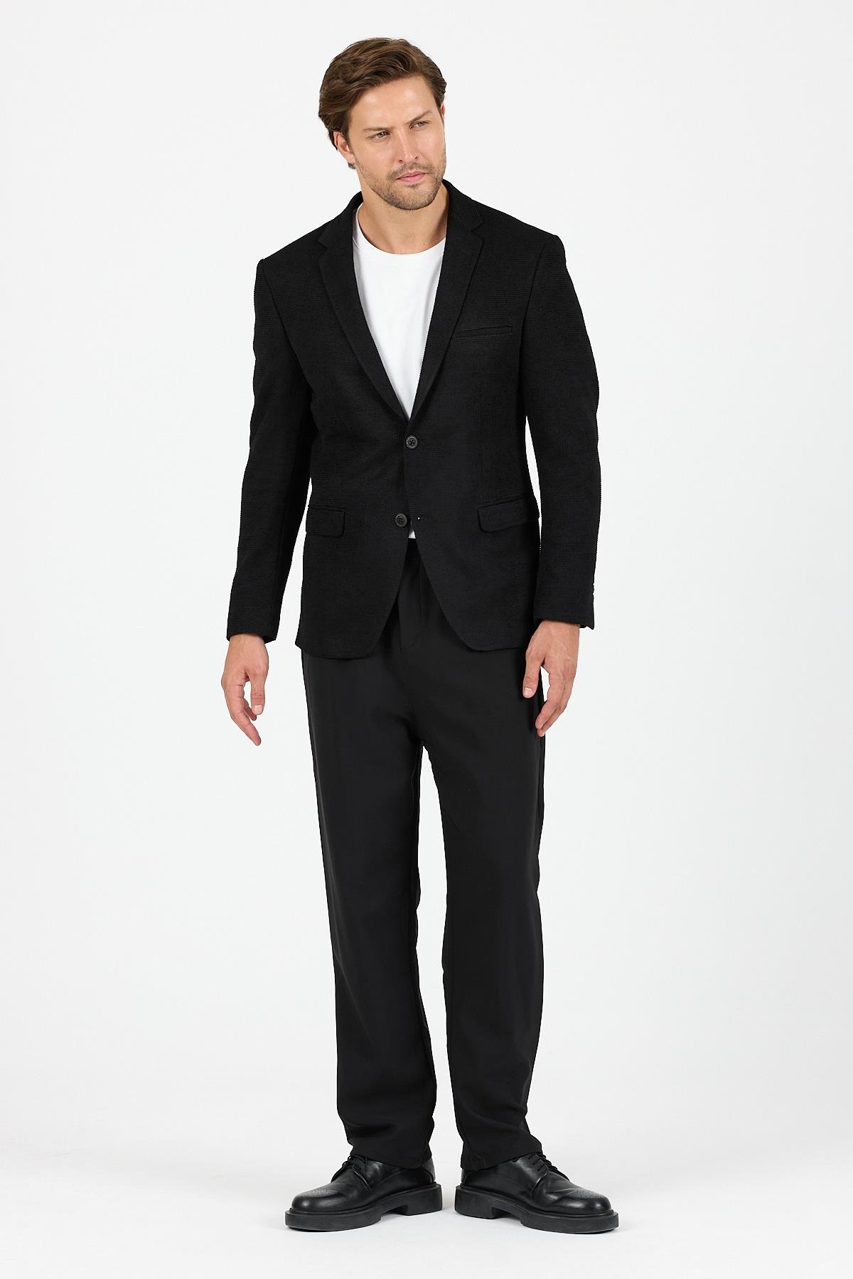 CK2017-15 Blazer Ceket- Siyah