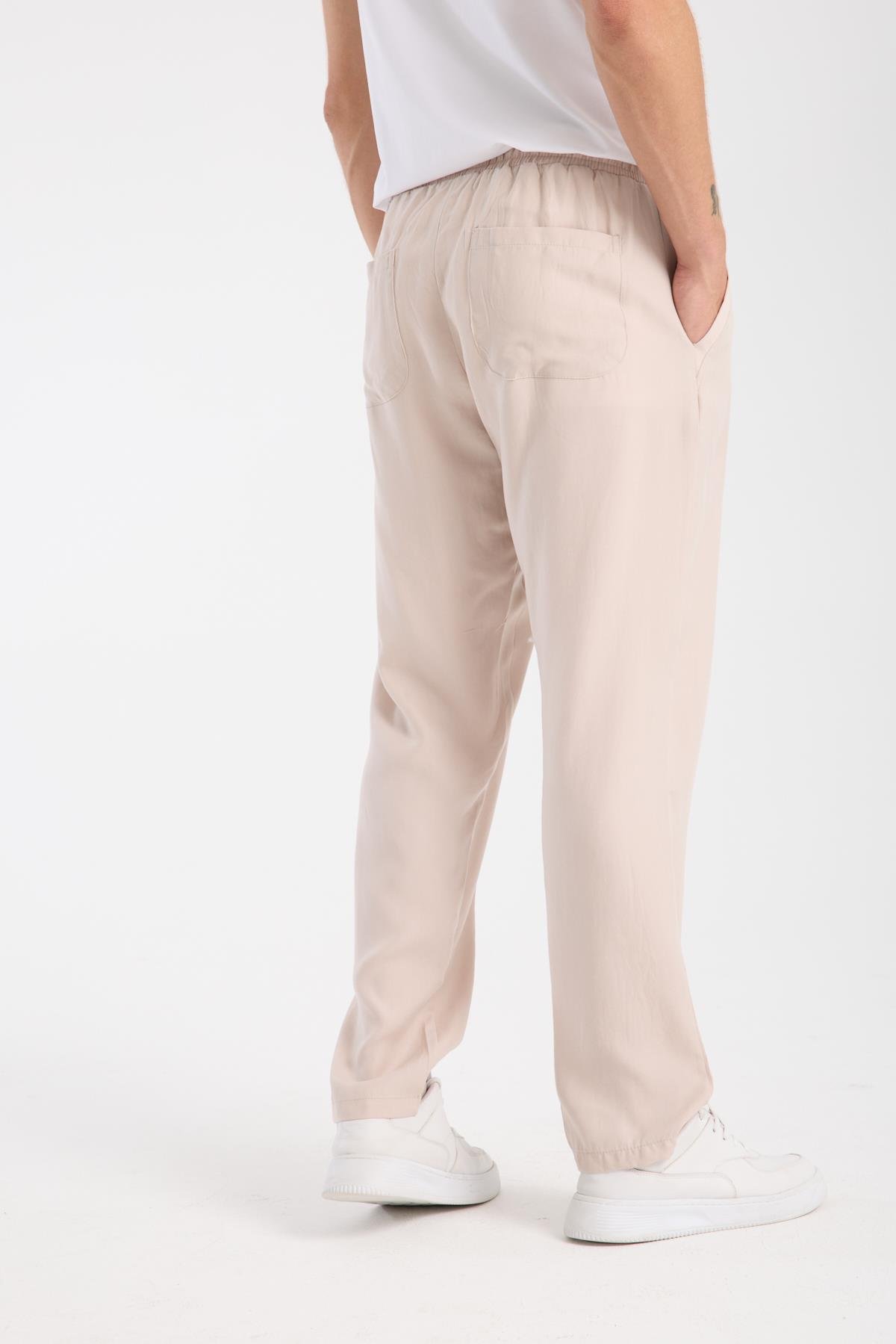 DBP-03 Tensel Regular Pantolon - Bej