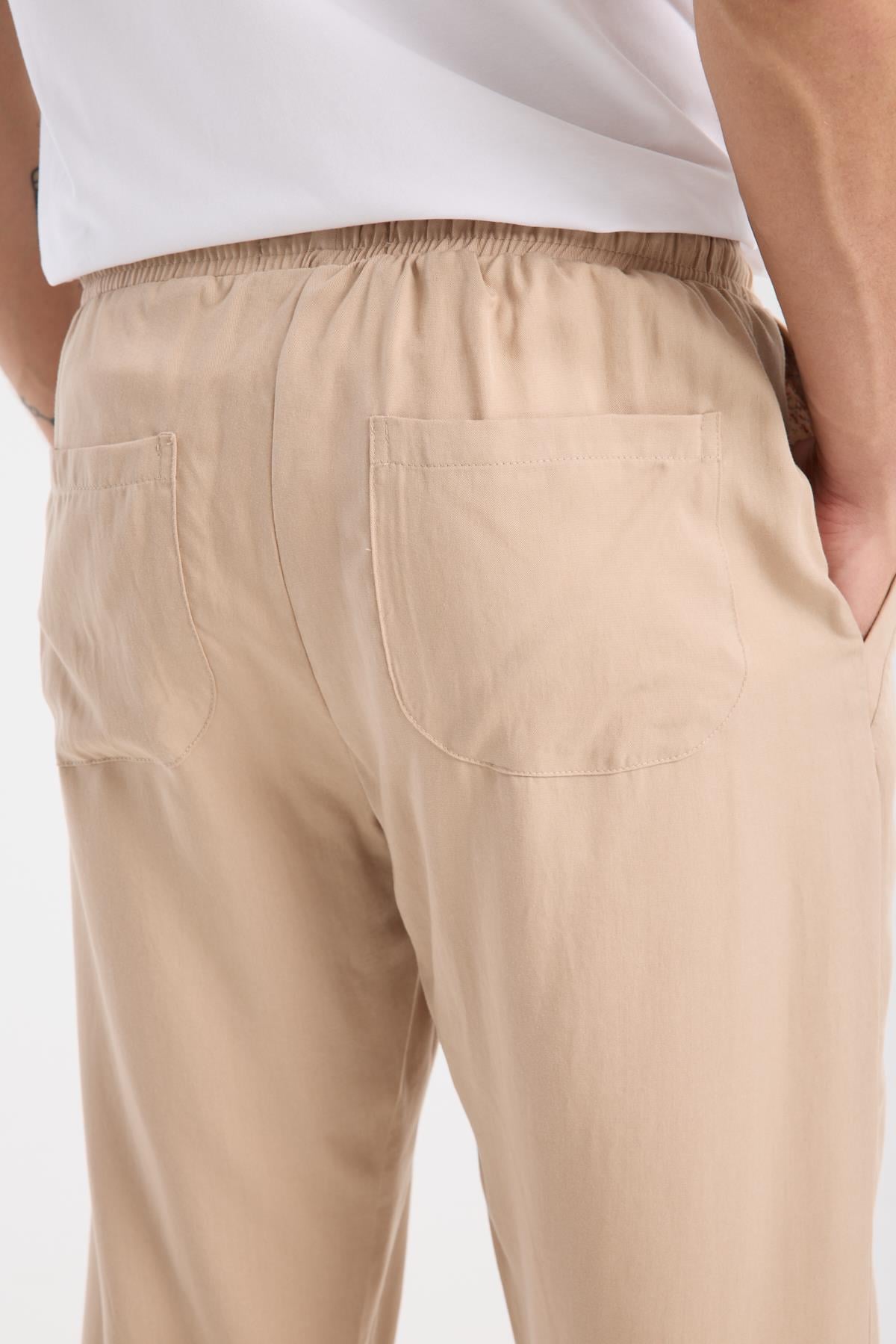 DBP-03 Tensel Regular Pantolon - Füme