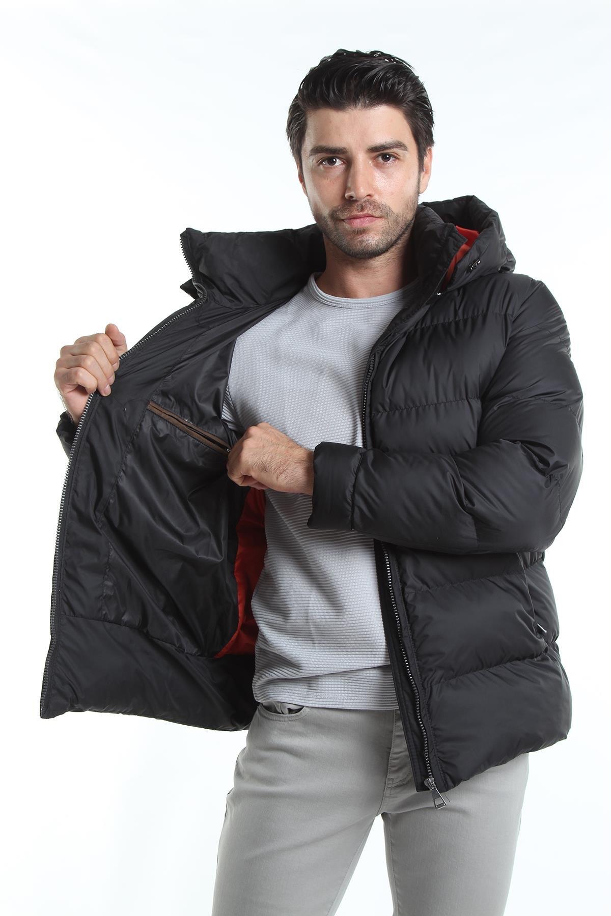 DY-05  Şişme Mont- Siyah