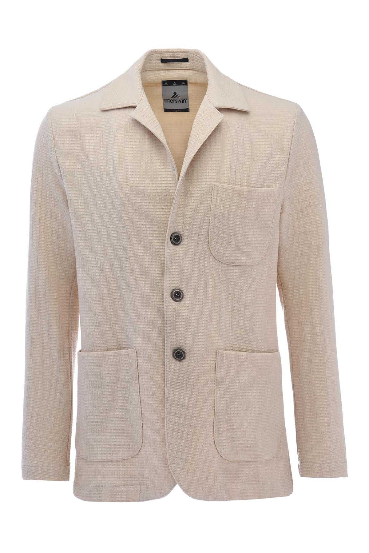 E26-02 Blazer Ceket - Bej