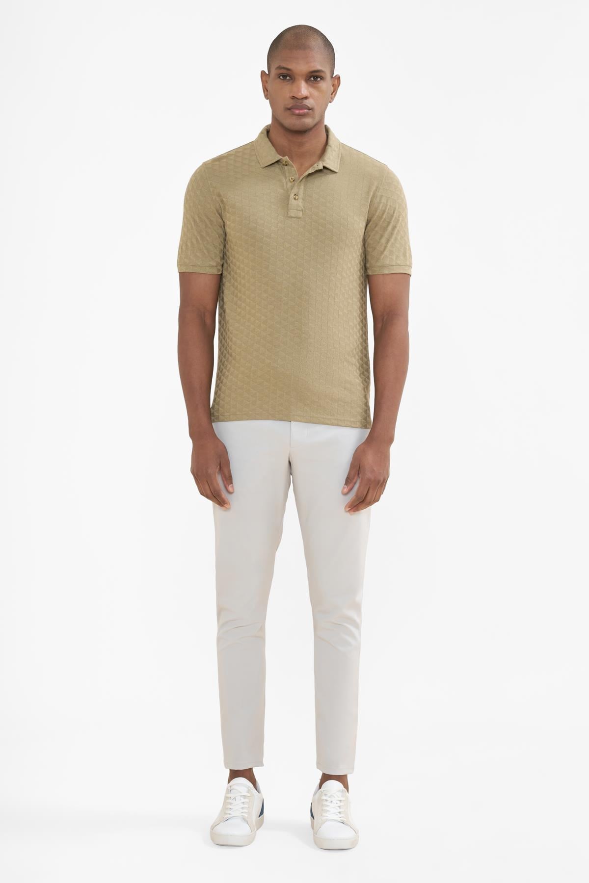 İntersivin  Polo Yaka Haki Tshirt - SD-04