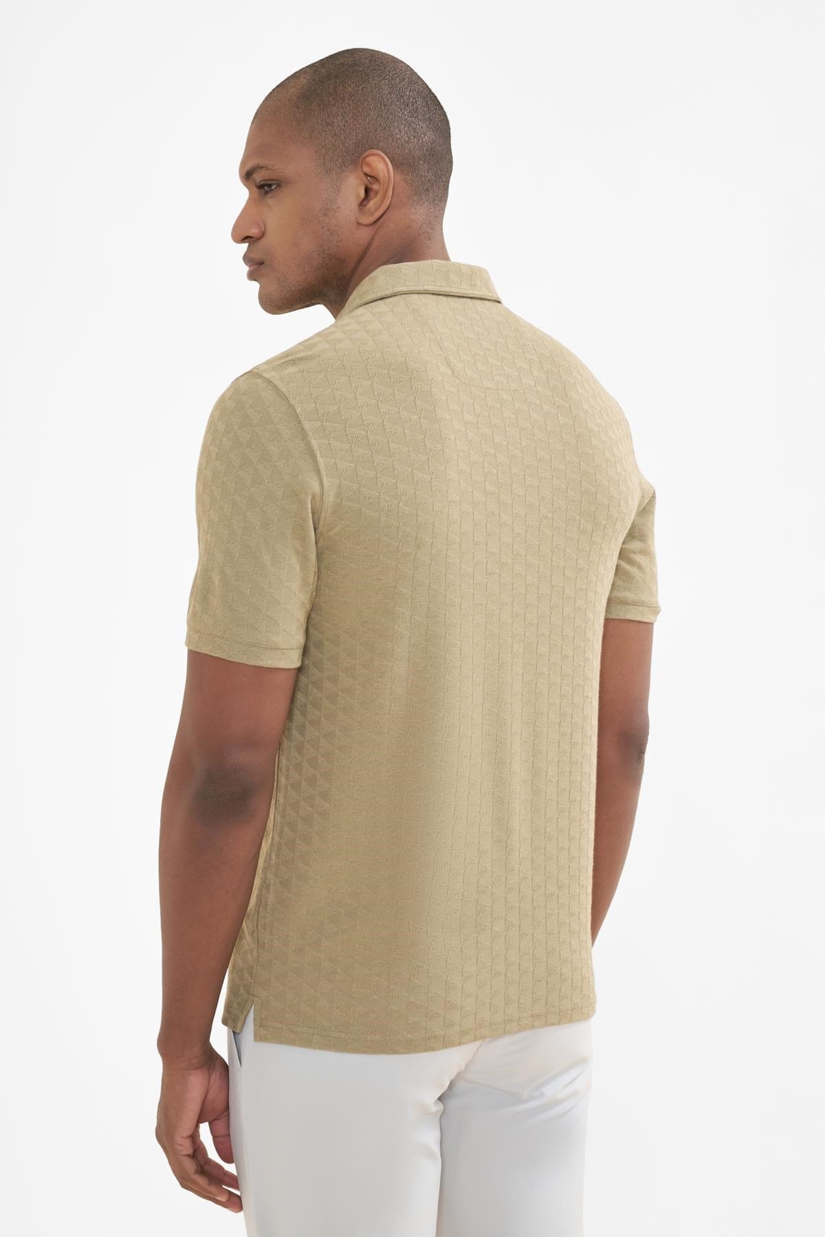 İntersivin  Polo Yaka Haki Tshirt - SD-04