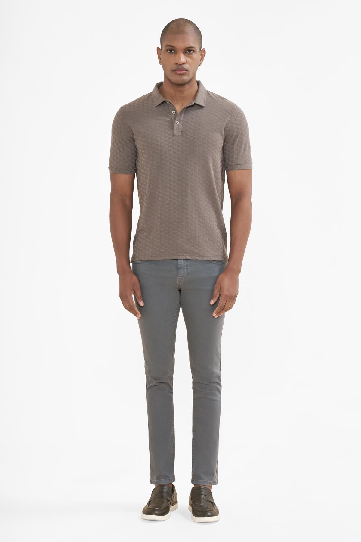 İntersivin  Polo Yaka Kül Tshirt - SD-04