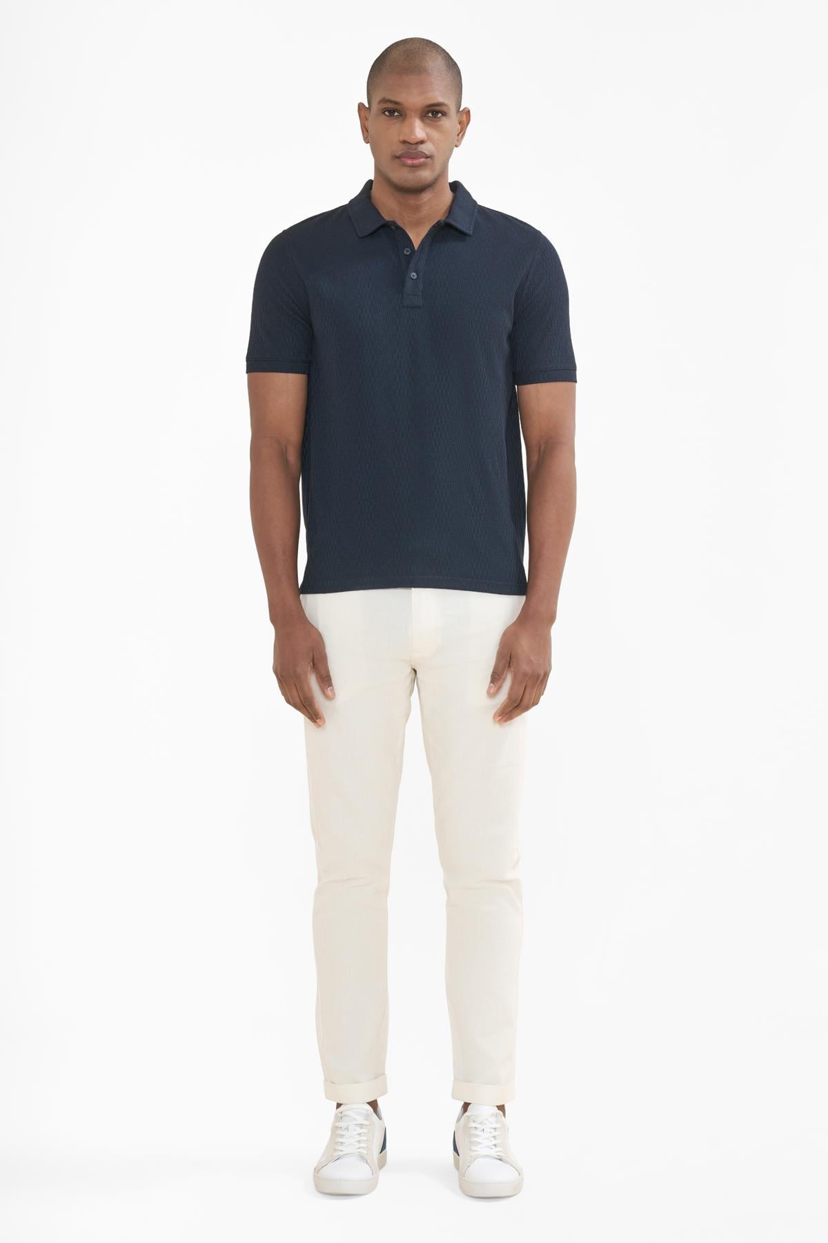 İntersivin  Polo Yaka Lacivert Tshirt - SD-05